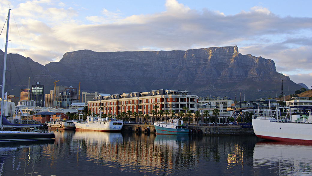Der Tafelberg in Kapstadt, Südafrika.