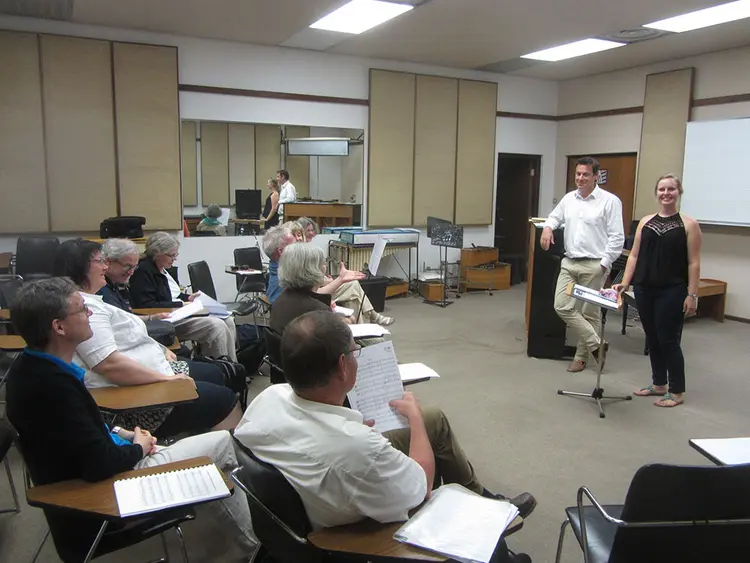 Workshop mit Martin Berger in Stellenbosch. Foto: Kirchenmusik der EKBO.
