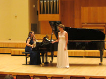 Konzert mit der Sängerin Jolene McCleland und der Pianistin Ilse Schumann. Foto: Kirchenmusk der EKBO.